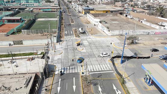 Reabren la avenida Miraflores en Trujillo