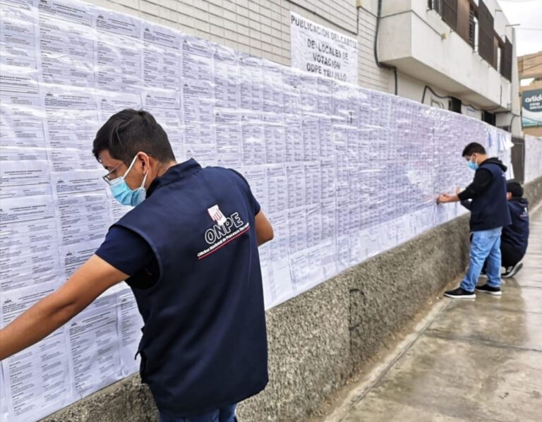 ODPE Trujillo publica lista de locales de votación